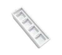 Generico Base per campionatore Hobby per Tastiera, White Four Holes | Per confronto delle sensazioni e la pressione ' accessorio da scrivania per display