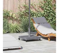 Generico Base per ombrellone Aspetto Legno Grigio Scuro,Casa e Giardino,Prato e Giardino,Vita all'aperto,Accessori per ombrelloni e Parasole,Basi per ombrelli da esterno-42010006