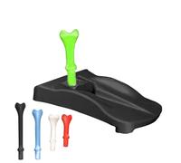 Generico Base per Tappeto Erboso Sintetico - Supporto con 5 Tee per Simulatori,Base Tee Golf,per Golfisti in Campo Pratica, Tappeto di Colpo, Green di Putting E Gioco di Allenamento