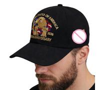 Generico Baseball Hat - 55-60CM Adjustable Eagle Embroidered Sun Protection cap | Patriotic Unisex Headwear for Men Women Holidays Golf Running Travel Hiking Picnic And Outdoor Use