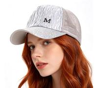 Generico Baseball Hat Glitter | Sequin Curved Brim Letter Adjustable |