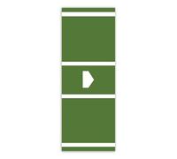 Generico Baseball Hitting Mat, Turf Softball Trainer Pad, Anti-Slip Swing Mat with, Pitching Training Mats, Sports Mats with Non-Skid Design, Training Accessory for Backyard Indoor