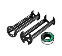 Generico Basin Wrench Set - 2 Piece Plumbing Spanner, Slim Profile Faucet Installation Tool Long Tail Tight Space Pipe | Wrench Kitchen Bathroom Gear For Seniors, Homeowners Sink Faucet