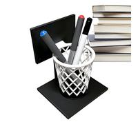Generico Basketball Pen Organizer - Hoop Shape Stationery Supplies, Compact Size with Backboard, Compact Pliable Material, Desktop Storage Cup, for Students Kids School Office Home