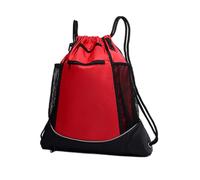 Generico Basketball-Rucksack mit Kordelzug für | Große Sporttasche | Outdoor-Reise-Gymnastiksack mit versteckter Netztasche für Schuhe, Yoga, Camping, Wandern, Training, Schule
