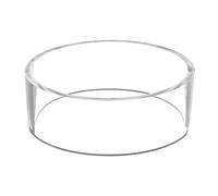 Generico Basketball Stand, Sports Ball Holder, Acrylic Display Ring, Clear Round Base, Stable for Display or Storage, 6.5x1.5cm/2.56x0.59 Inches, Transparent, 1 Piece, Lightweight