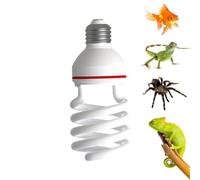 Generico Basking Light for Bearded Dragon | Heat Light for Reptiles | 26W UVB Basking Lamp for Aquarium Terrarium Tank Chickens Tortoise Gecko Snake Frog Hermit Crab
