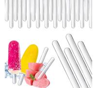 Generico Bastoncini Acrilici Per Cake Pop - 11,4 cm 50 Pezzi Riutilizzabili Fai da Te | Bastoncini Acrilici Trasparenti,Negozio di Dolci Pasticceria Casa Riunioni Famiglia Cioccolato Caramelle