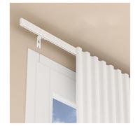 Generico Bastoni For Tende Silenziosi Nascosti, Binari For Tende A Perdita Di Luce Zero For Tende, Divisorio For Montaggio Laterale, Binario Dritto In Lega Di Alluminio(White,90cm(2.9ft))