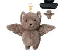 Generico Bat Cuddly Toy - Figura peluche di Halloween | Dolce regalo soft toy dolce | Giocattoli morbidi per bambini | Giocattolo pieno con e peluche corta | Push pipistrello come decorazione