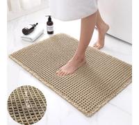 Generico Bath Mat Waffle Bathroom rug,Washable Super Absorbent Non Slip Waffle Bath Mat,Quick Dry Waffle Knit Bath Rugs for Bathroom Floor,Soft Bath Mat