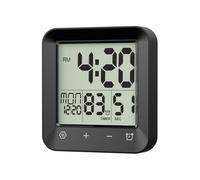 Generico Bathroom Clock Waterproof | Wall Mount LCD Large Screen Countdown | Adults Bathroom Wall Clock Timer | For Spa Exercise Cooking Video Games Meetings Homework Bedroom