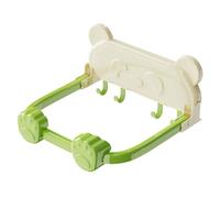 Generico Bathroom Face Basin Holder, Suction Cup Folding Rack, Kitchen Pot Lid Holder, Wall-Mounted Organizer With Hooks, No-Punch Installation For Towels, 24x22x12.3cm/9.45x8.66x4.84 Inch
