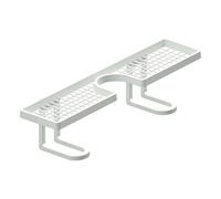 Generico Bathroom Sink Shelf - ABS, 50cm, U-Shape Quick Drainage No-Drill, Over Sink | No Drill Shelf, Faucet Storage Mount For Bathroom, Hotel, Dormitory, Toothbrushes, Cups, Cosmetics