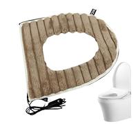 Generico Bathroom Soft Toilet Seat Covers Pad, Toilet Seat Warmer Cover, Comfortable Heated Toilett Seats Cover, Warm Cushion for Winter, Easy-to-Install Toillet Seats Pad for Home & Family Use