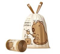 Generico Bathroom Trash Bags - Easy-Dispense Roll Waste Bags, Strong Leak Resistant Garbage Liners for Bathroom Kitchen Home Use, Portable Bin Liners for Daily Cleaning | Convenient Roll Packed