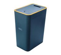 Generico Bathroom Trash Can - Slim Garbage Bin With Lid | Large Capacity Garbage Container Bin | Modern Waste Basket, Press-Type Trash Can For Improved Hygiene Control