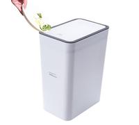 Generico Bathroom Trash Can - Slim Garbage Bin With Lid | Large Capacity Garbage Container Bin | Modern Waste Basket, Press-Type Trash Can For Improved Hygiene Control