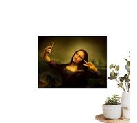 Generico Bathroom Wall - Humorous Canvas for Washrooms | Wrapped Pine Frame with Moisture Resistant Pigment & Comical Graphic Prints for Relaxing, Chuckling, Decorating and Enhancing Guest Lavatories