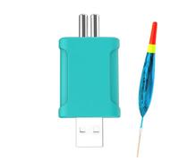 Genérico Batteria ricaricabile Cr425 - Batteria galleggiante ricaricabile,Caricabatteria da galleggiante di do Luminoso LIR425 batteria di ricambio luce Bobber elettronica USB per gli uomini