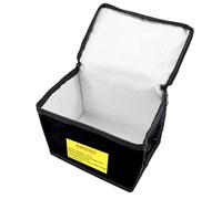 Generico Battery Bag Fireproof, Large-Capacity Battery Storage Case, (8.46x5.71x6.5 inches) Heat-Resistant Organizer (Safe, Durable), for Electrical Equipment, Chargers, Home, Workshop