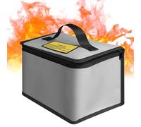 Generico Battery Safety Bag, Portable Storage Protector, Wear-Resistant Charging Box, Fireproof and Waterproof, Secure Transportation for Lithium Battery, Electronics, Safe Handling