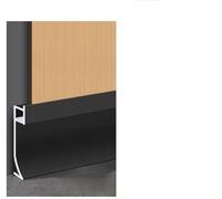 Generico Battiscopa in Alluminio a LED - Copertura per battiscopa con Luce lineare da 12 m per Home Theater, Soggiorno e Ingresso, Elegante Profilo diffusore a LED, Moderna Soluzione per l'illuminazi