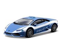 Generico Bburago Compatibile con Lamborghini Huracan Coupé Polizia - 1:43 - Metallo e Plastica