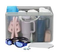 Generico Beach Bag - Tote Basket Organizer Insert | Toiletry Organizer Bin For Holding Soap | Portable Storage Tote With Compartments For Gym, Hiking, Picnic, Camping, Work, Travel, Party, Shopping