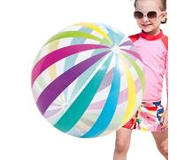 Generico Beach Ball - 19.68in PVC Colorful Inflatable Water Ball, Bulk Pool Toys For Kids & Adults | Fun Summer Favorites For Parties, Beach, Outdoor Play, Swimming, And Holiday Activities