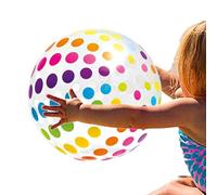 Generico Beach Ball - 19.68in PVC Colorful Inflatable Water Ball, Bulk Pool Toys For Kids & Adults | Fun Summer Favorites For Parties, Beach, Outdoor Play, Swimming, And Holiday Activities