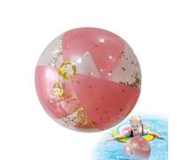 Generico Beach Ball - Glitter Summer Swimming Pool Balls | Jumbo Inflatable PVC Pool Toy | Reusable Fun Game Ball For Sports Activities | Outdoor Summer Party Water Play | Adults Entertainment