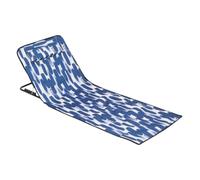 Generico Beach Lounge Chair, Portable Folding Sunbathing Mat, Adjustable Headrest Backrest, Lightweight Recliner Bed, Durable Relaxation Seat, 62.9x20.4x14.9in, Camping, Seaside, Backyard