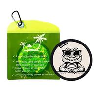 Genérico Beach Sand Remover - 12 cm Waterless Gentle Eraser, Skin Friendly Cleaner, Portable Gadget | Must Have Accessory For Women Men Family Outdoor Vacation Fun Summer Use
