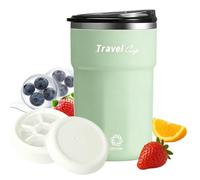 Generico Beaching Coffee Mug, Electric Mixing Cup, Beaching Coffee with Rechargeable Leak Proof, Smooth Beverage Stirring Tool, Easy Hot Cold Drink Use, Top Quality Kitchen Equipment Black/350ml
