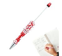 Generico Bead Ballpoint, Pen Set, Bullet-Shaped Beaded, Jewelry Making Supplies with Refillable Ink, School Stationery for Teachers, Students, Crafting, Drawing, Notes, Journaling, Classroom