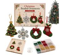 Generico Bead Making Kit, Handmade Christmas Tree Snowflake Home Decor