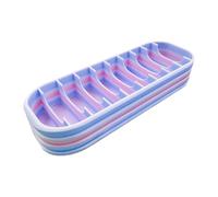 Generico Bead Organizer - 10-Compartment 3D Printed Container, Rhinestone Painting Art Storage Box | Neat Design, Ideal for Jewelry Gem Glue Storage Office School Dorm Hotel, 3D Printed, 20.5x7x5cm