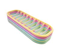 Generico Bead Organizer - 8.07 Inch 10 Compartment 3D Printed Box | Rhinestone Painting Storage Container, Jewelry Gem Glue Organizer for Office School Dorm, Hotel Adults Women Men