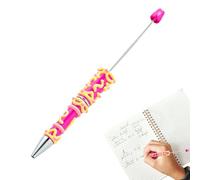 Generico Bead Pens, Ballpoint Beaded Pens, 5.71x0.63 inches, Bullet Shaped Stylish Writing Tools, School Stationery for Teachers Students Home Graduation, Jewelry Making Crafts Journaling Drawing