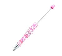 Generico Bead Pens, Bullet-Shaped Beaded Ballpoint Pen, ABS Jewelry Making Supplies, Perfect School Stationery for Teachers and Students, Ideal for Crafting Drawing Notes Journaling, 14.5x1.6cm