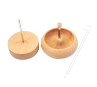 Generico Bead Spinner - Wooden Beading Bowl Single Piece with Loopers