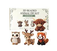 Generico Beaded Animal Making Kit Small 3D Beading Craft Maker Set