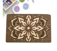 Generico Beading Storage Organizer | Efficient Access Needle Magnet Keeper - Elegant Plywood Material Wooden Storage Divider Box, Stylish Appearance Hobby Tool Cabinet Organizers Divided Trays