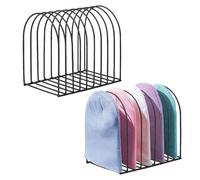 Generico Beanie Holder - Heavy Duty Cap Stand 2 Pieces | Space-Saving Iron Tabletop Rack For Winter Caps, Beanies, Hats, Ideal For Entryway, Bedroom, Closet, Dresser, Room, Home, Office Display
