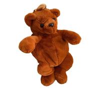 Genérico Bear Backpack - Plush Fabric 39 x 24 x 13 cm | Panda Shoulder Backpack, Stuffed Animal Bag | Adjustable Kids Back Pack For Toys, Food, Pencils, Small Books, Fruit Daily Use, Marrone chiaro