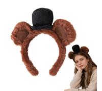 Generico Bear Ears - Headband Plush Makeup Accessory | Brown Adorable Soft Costume Headwear Cute Bear Ears Headband for Halloween, Carnival, Convention, Cosplay, Performance, Dress Up
