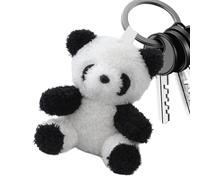 Generico Bear Plush Bag Charm - Cute Keychain Accessory | Soft Plush Design for Backpacks, Faux Accent with Clip Attachment, Kids Bags Decor, School Tote Embellishment, Travel Gift Use