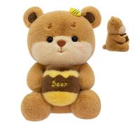 Generico Bear Plush Toy - Holding Pot Soft Stuffed Animal for Home Decor | Cuddly Fabric Doll Figure with Character Ornament, Bedroom Living Room Couch Shelf Office Travel for Party Display