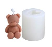 Generico Bear Silicone Mold - Cute Bear Scented Candle Mold | 3D Bêar Candle Molds Animal Silicone Molds | Bêar Candles Making Môld for Candles, Soap Making, Resin Crafts, Chocolate, Cake Decoration